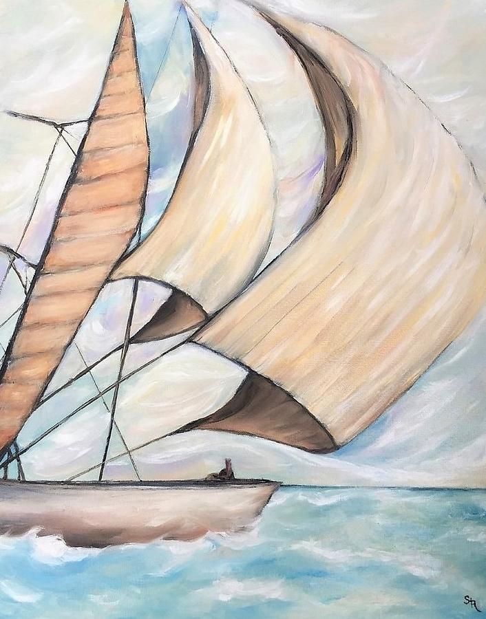 On The Wings Of A Dove Painting by Stephanie Callsen On The Wings Of A Dove Painting by Stephanie Callsen