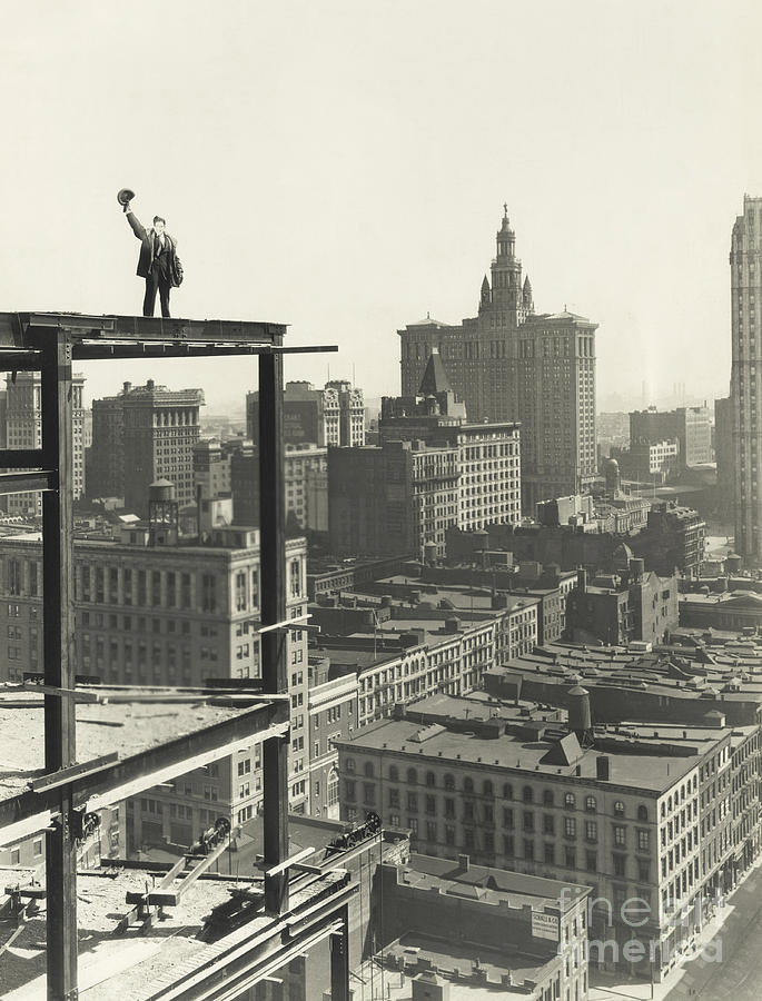 Occupation Photograph - On Top Of The World by Everett Collection Occupation Photograph - On Top Of The World by Everett Collection