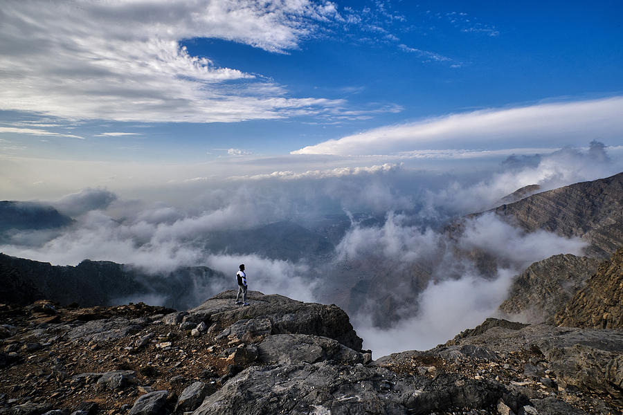 Winter Photograph - On Top Of The World by Shyjith Kannur