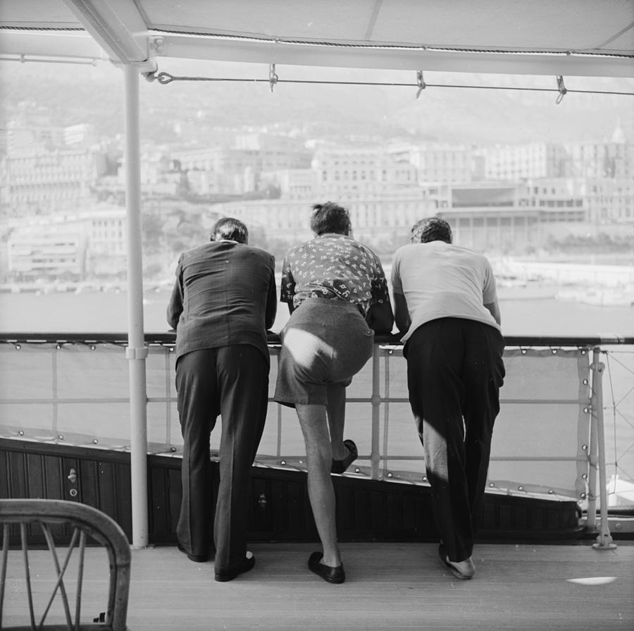 Onassis On Board Photograph by Slim Aarons