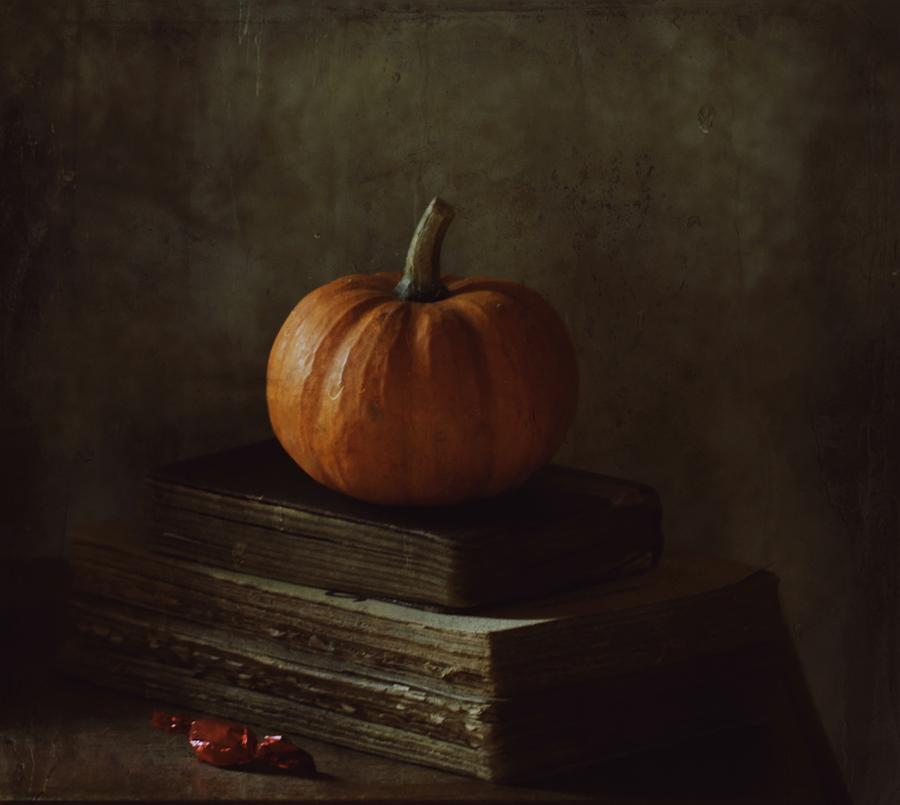 Pumpkin Photograph - Once Upon A Pumpkin by Delphine Devos