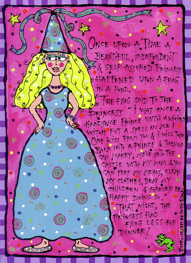 Once Upon A Time... Painting by Cherry Pie Studios