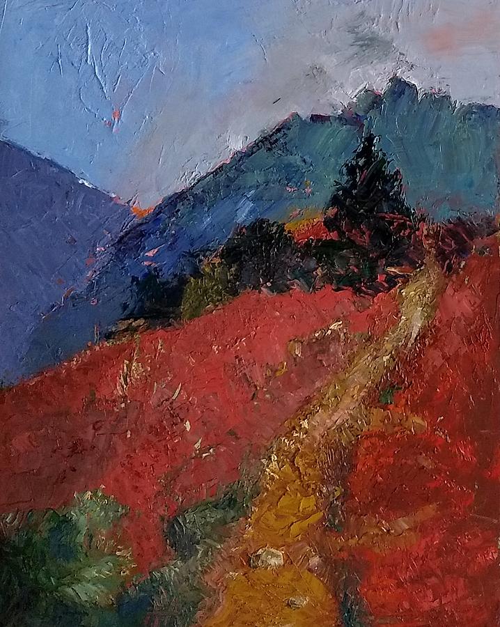 Landscape Painting - Once Upon a Time by Irena Jablonski Landscape Painting - Once Upon a Time by Irena Jablonski