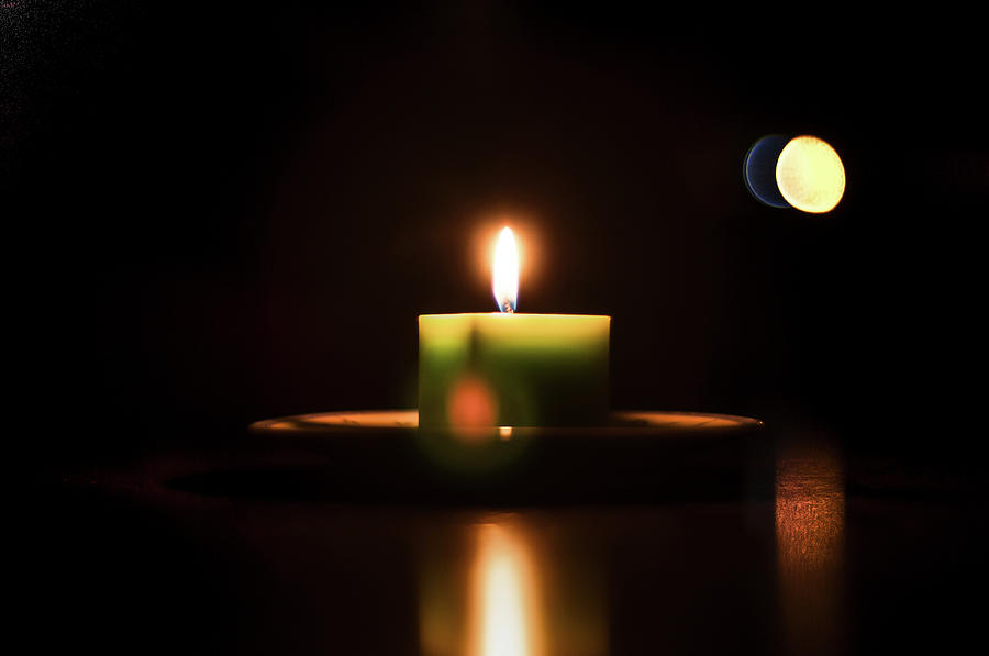 One Candle Photograph by Art At Its Best!