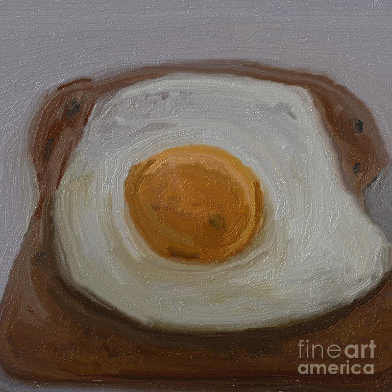 One egg of a day Digital Art by Julie Grimshaw