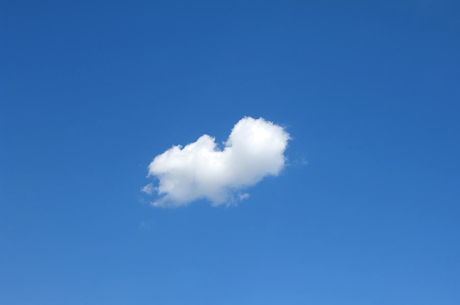 One Little Cloud Photograph by Jpecha