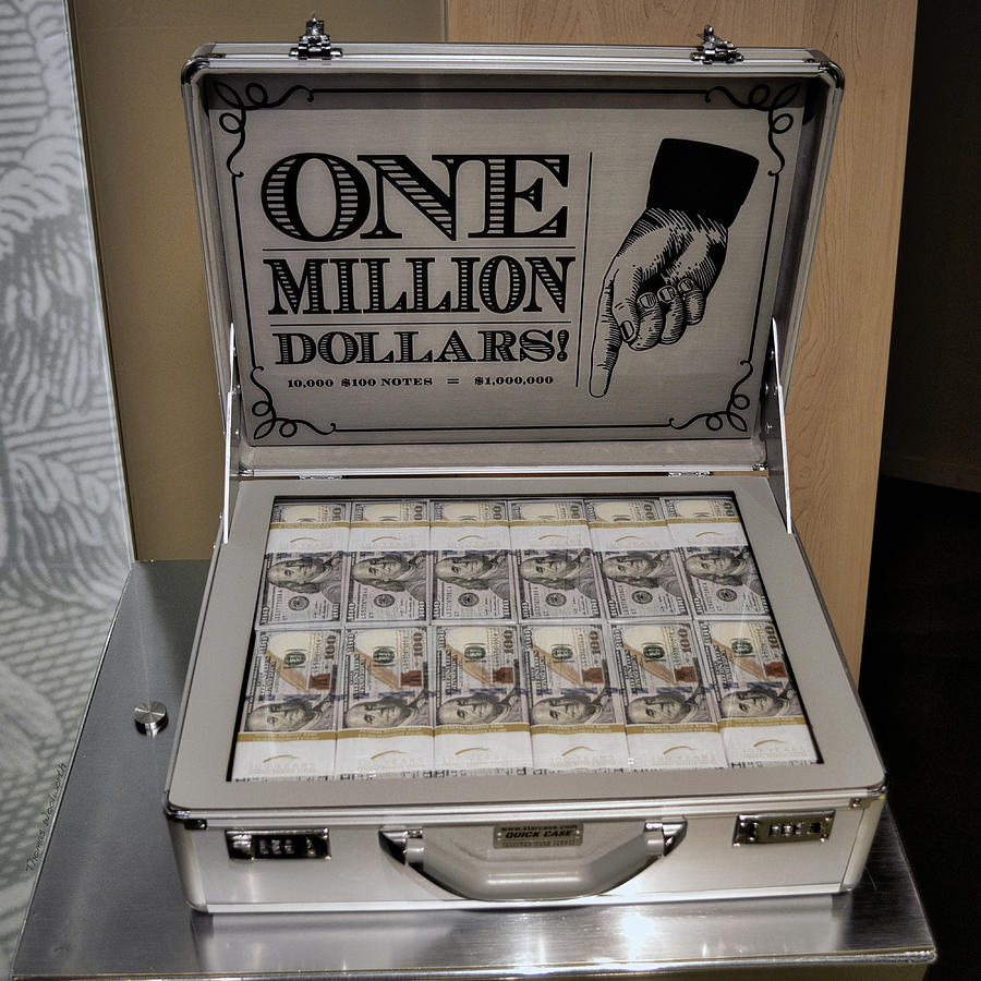 One Million Dollars In A Case SQ Format Photograph by Thomas Woolworth -  Fine Art America