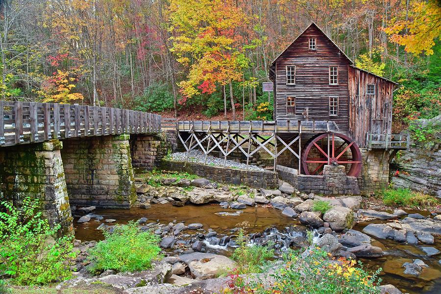 One More View of Glade Creek Mill Photograph by Frozen in Time Fine Art Photography