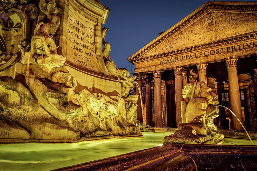 One Night in Rome Photograph by Bill Chizek