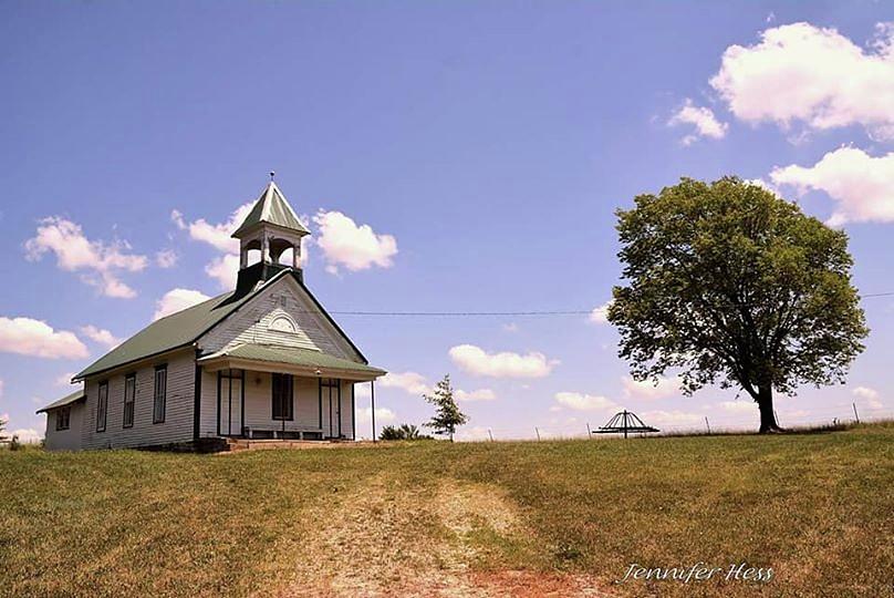 One Room Schoolhouse On The Hill