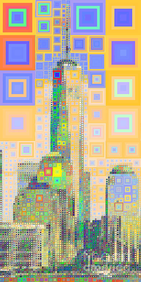One World Trade Center Lower Manhatten New York Skyline in Abstract Squares 20190205long Photograph by Wingsdomain Art and Photography