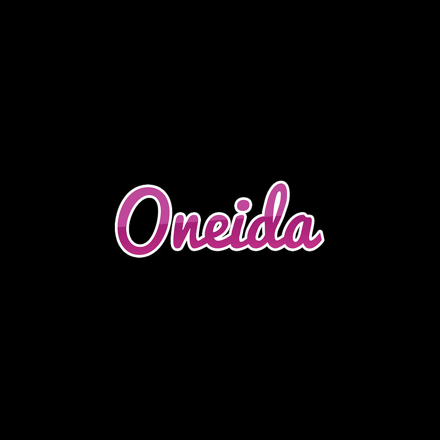 Oneida #Oneida Digital Art by TintoDesigns