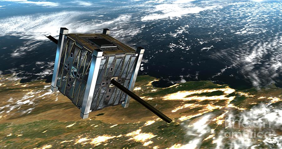 Oneweb Satellite In Earth Orbit Photograph by Animate4.com/science Photo Libary