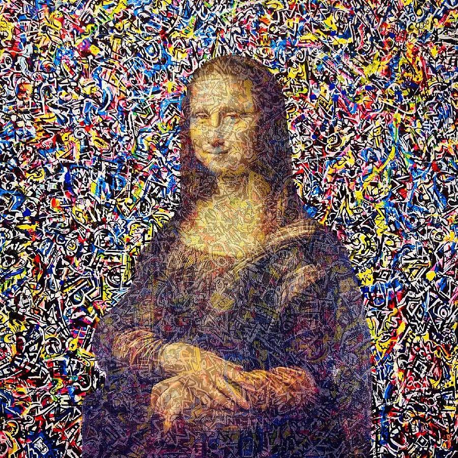 Onkst Art Mona Lisa Mixed Media by Abraham Onkst - Pixels