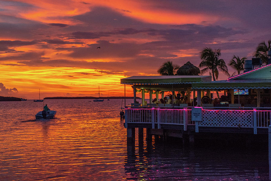 Sunset Photograph - Only in the Florida Keys  by Manuel Lopez