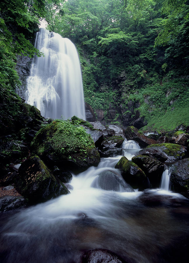 Onogawafudo-no-taki Waterfall Photograph by Mixa