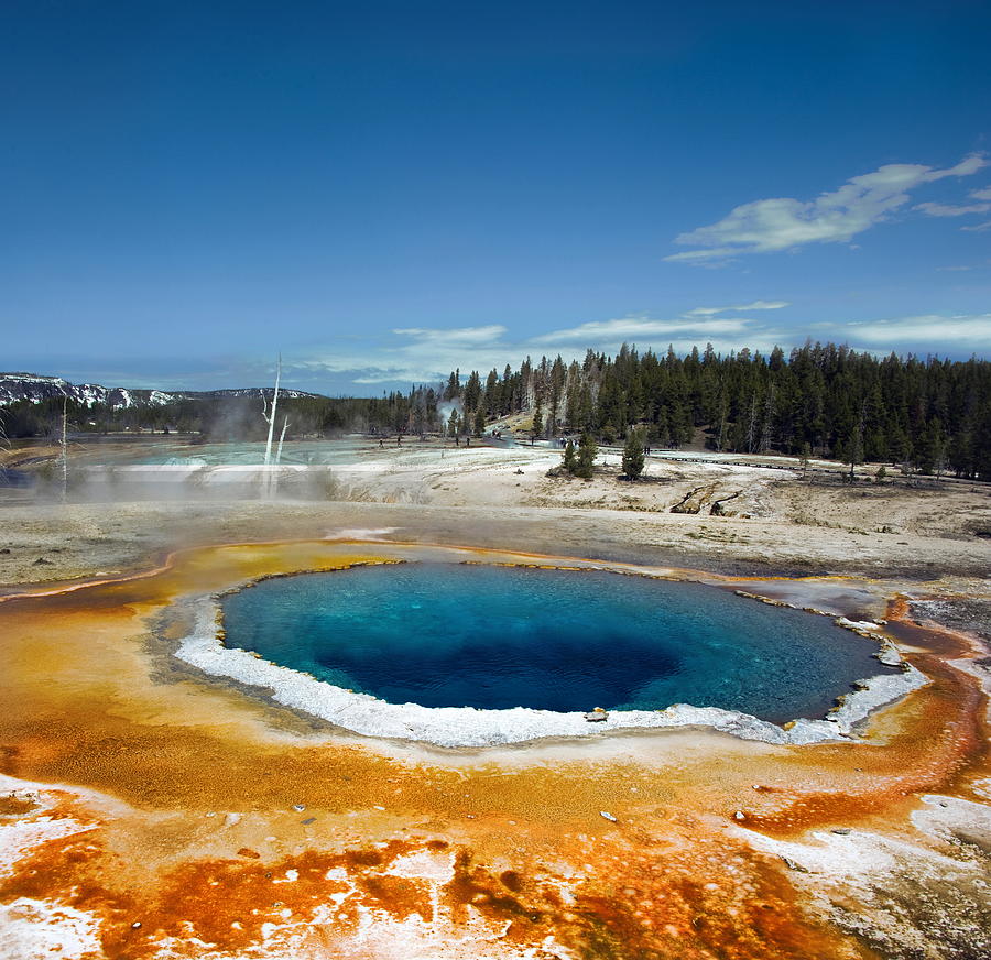 Yellowstone National Park Photograph - Opal Pool by Amateur Photographer, Still Learning...