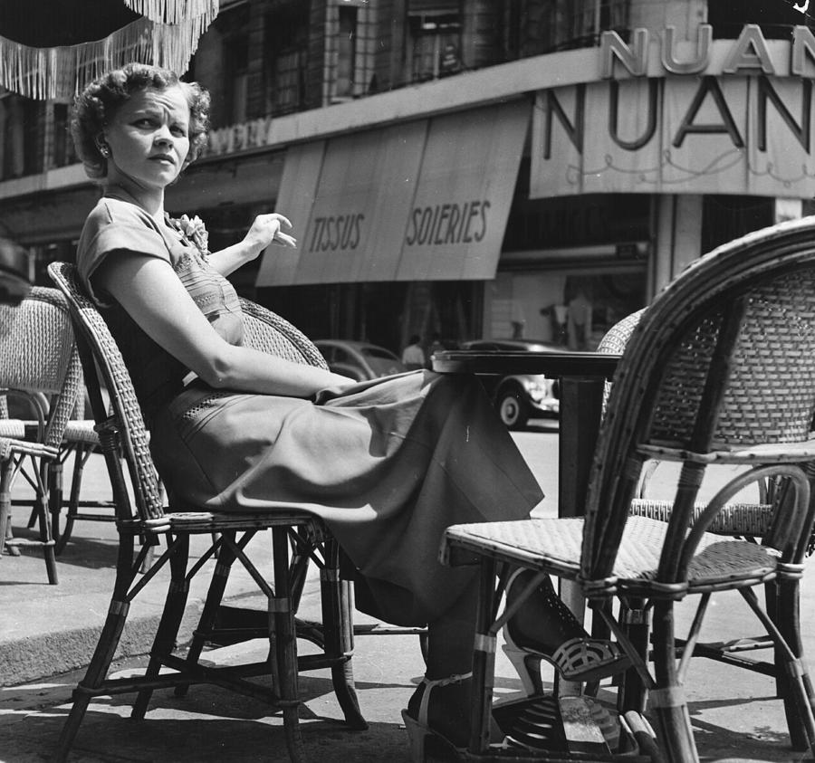 Open Air Cafe Photograph by Bert Hardy Open Air Cafe Photograph by Bert Hardy