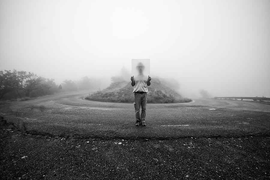 Open Air Museum -  Indecision  - (fog Series) Photograph by Carlo Ferrara