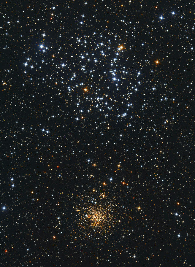 Open Clusters Ngc 2158 And Messier 35 Photograph by Lorand Fenyes