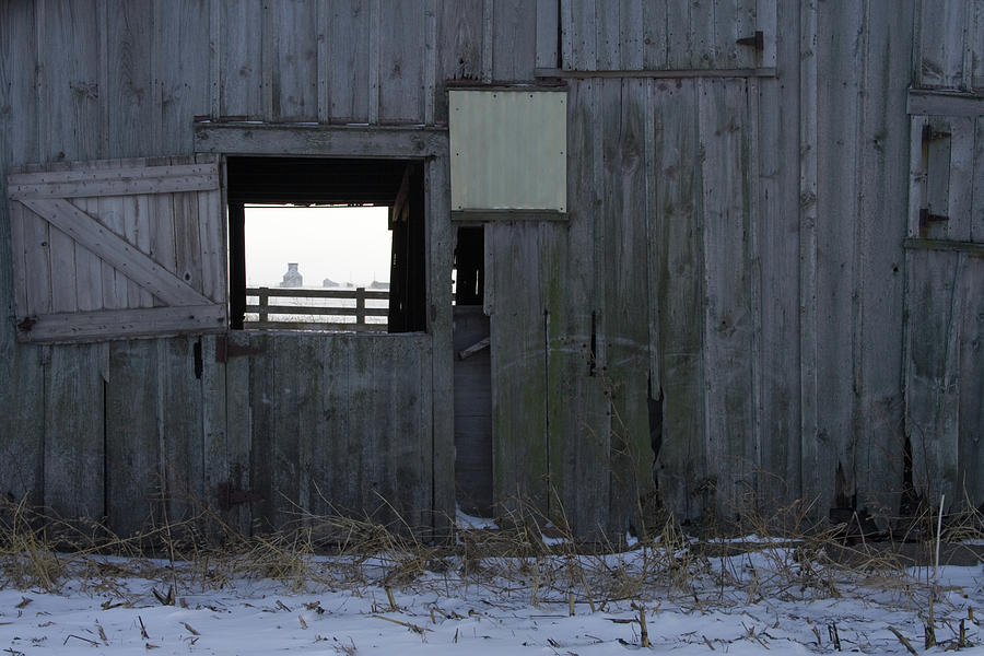 Open Farm Winter Photograph by Dylan Punke