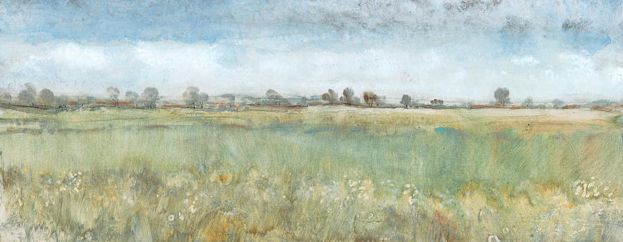 Countryside Painting - Open Field II by Tim Otoole