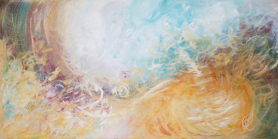 Abstract Painting - Open Heaven by Christine Cloutier