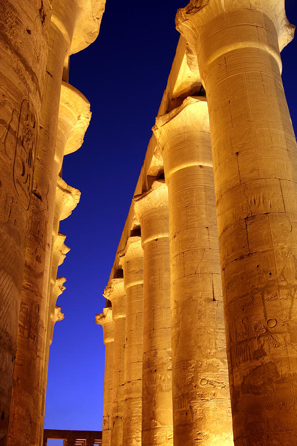 Open Papyrus Columns At Luxor Temple Photograph by Joe & Clair Carnegie / Libyan Soup