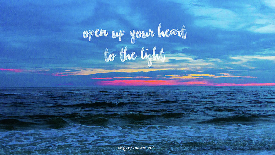 Open up your Heart - Yoga - Sticker