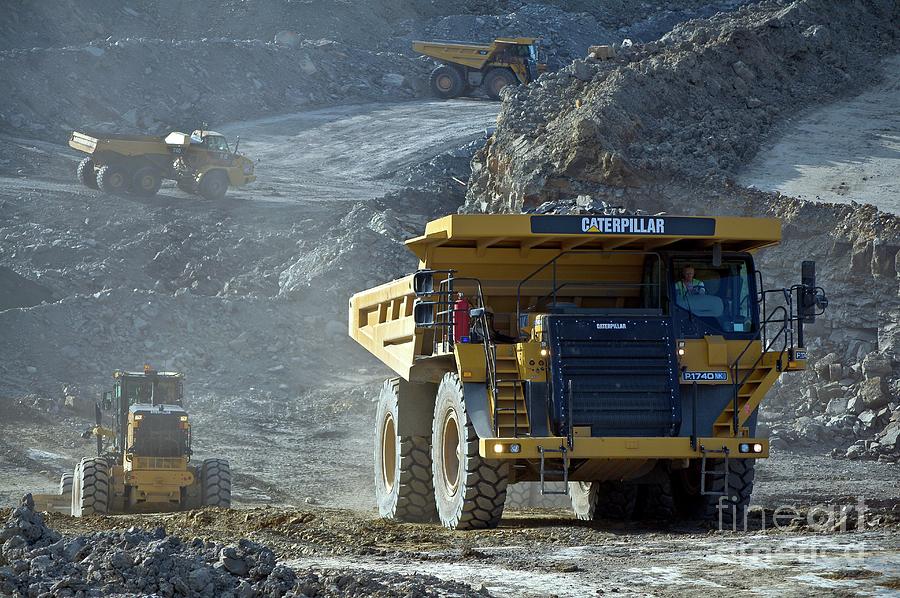 Opencast Coal Mine Photograph by Chris Knapton/science Photo Library