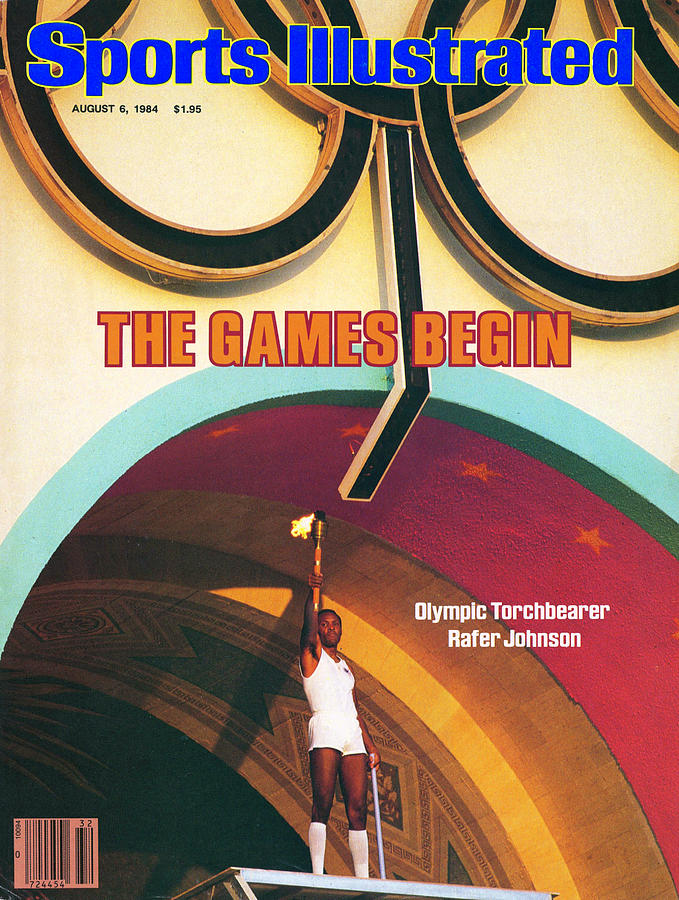 Opening Ceremony, 1984 Summer Olympics Sports Illustrated Cover Photograph by Sports Illustrated