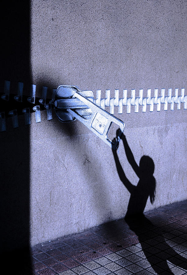 Zipper Photograph - Opening For Future by Tomoyasu Chida