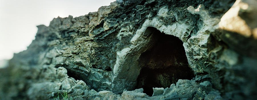 Opening To A Lava Cave, Grjotagja Rift Photograph by Panoramic Images