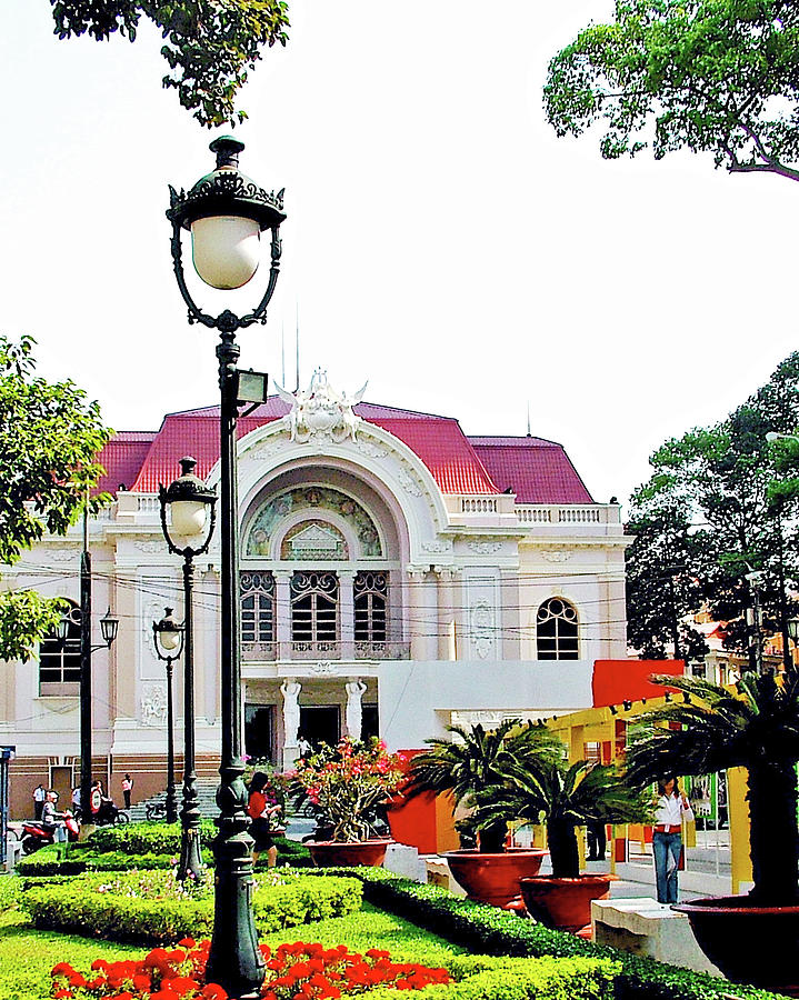 Opera House near City Center in Saigon, Vietnam Photograph by Ruth ...