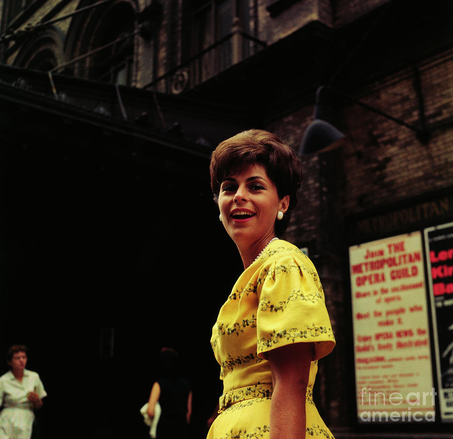 Opera Singer Roberta Peters Posing By Bettmann