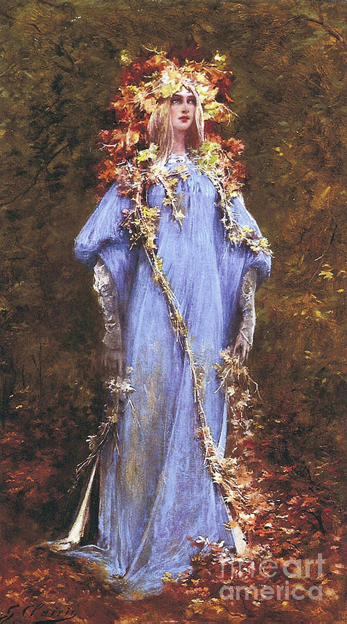 Ophelia By Georges Clairin Painting by Georges Clairin