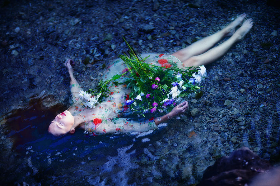 Flower Photograph - Ophelia by Zachar Rise Flower Photograph - Ophelia by Zachar Rise