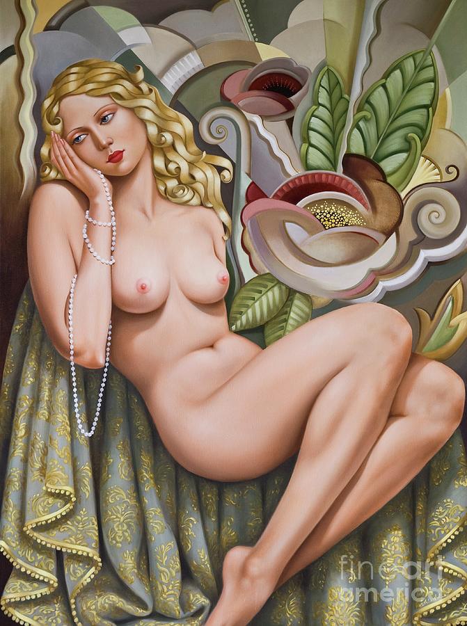 Nude Painting - Opium Dreamer by Catherine Abel
