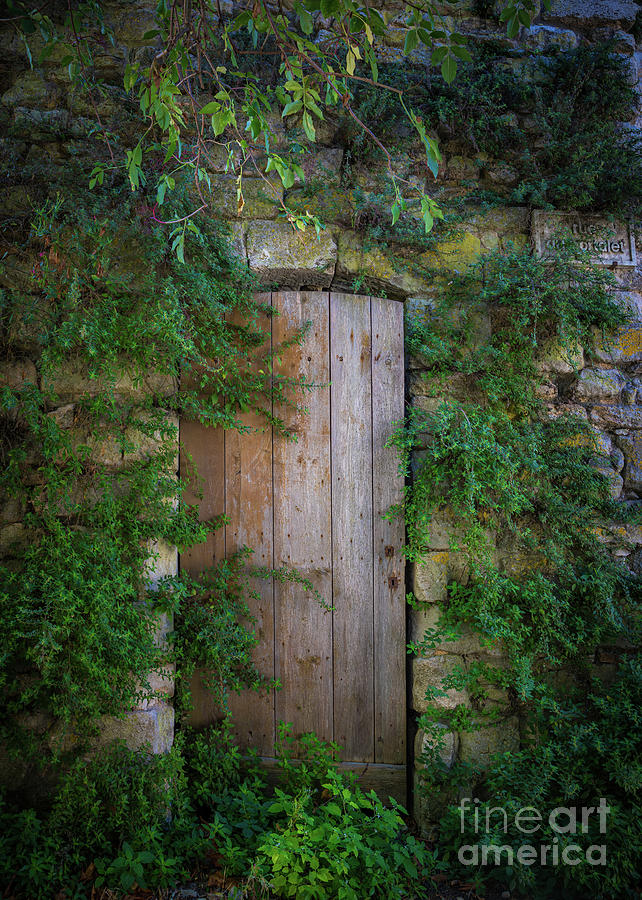 Oppede Le Vieux Door Photograph by Inge Johnsson