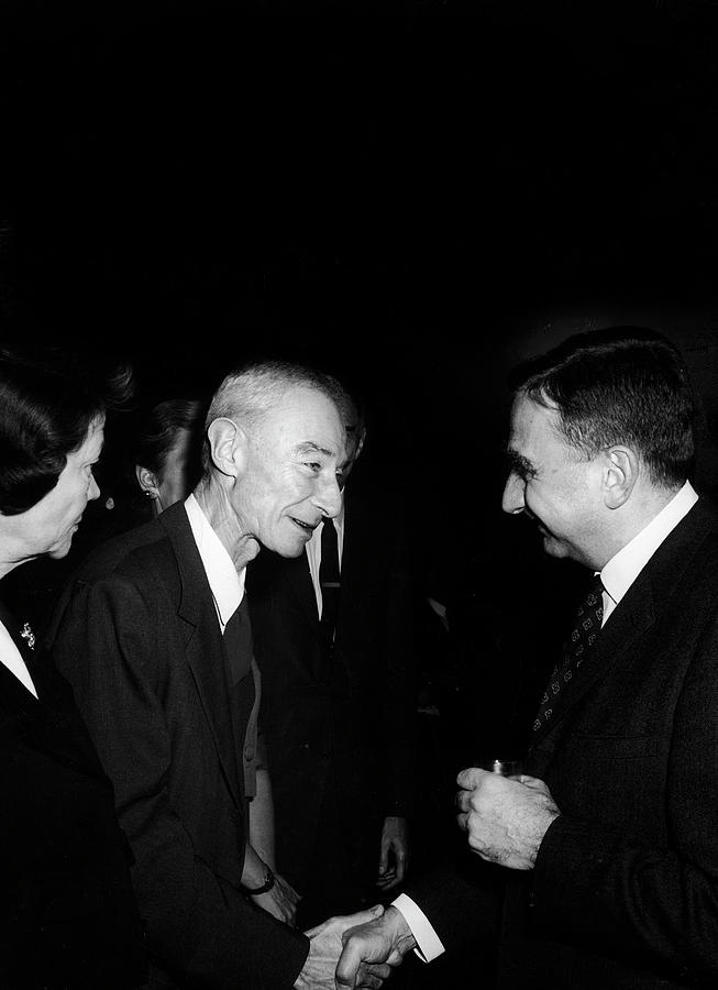 Washington D.c. Photograph - Oppenheimer and Teller by Ralph Morse
