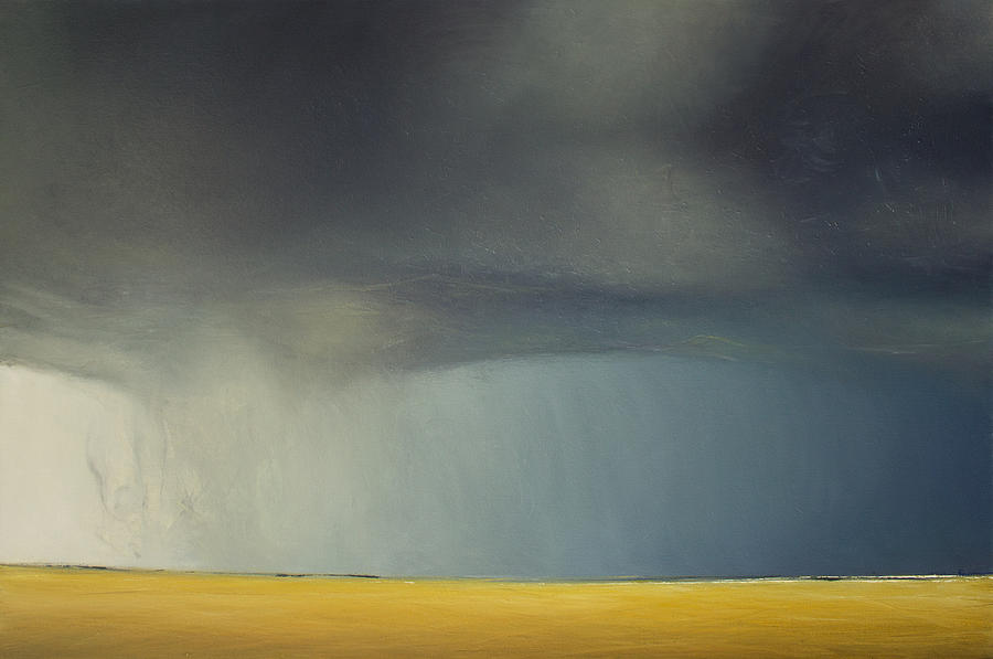 Derek Kaplan Painting - Opt.36.18  Storm by Derek Kaplan