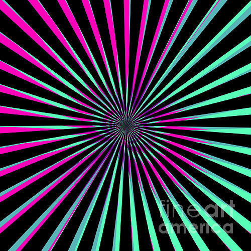 Vortex Photograph - Optical Illusion Bright by Christiana Mustion Vortex Photograph - Optical Illusion Bright by Christiana Mustion