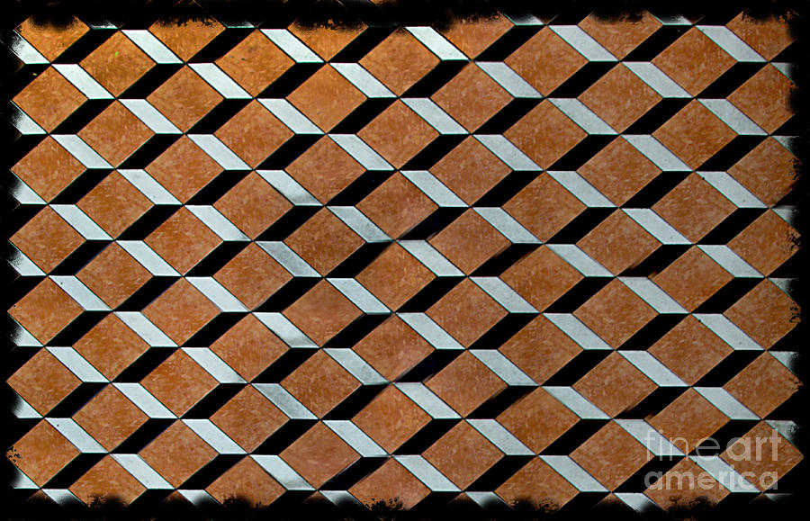 Optical Illusion Flooring Photograph by Al Bourassa