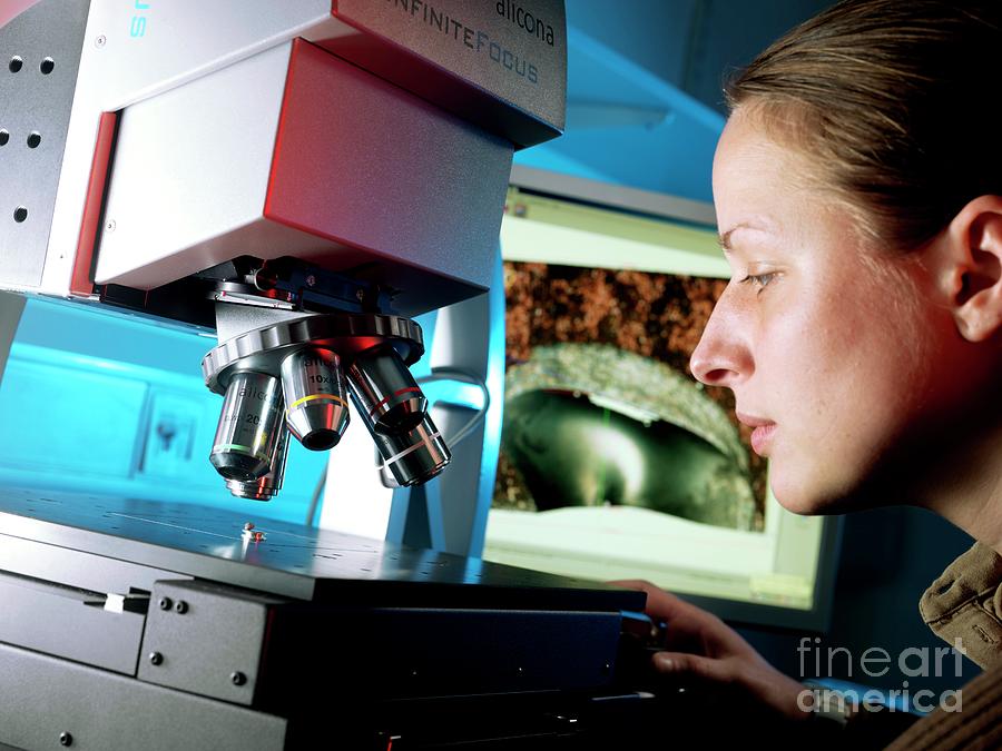 Optical Measurement Microscopy Photograph by Andrew Brookes, National