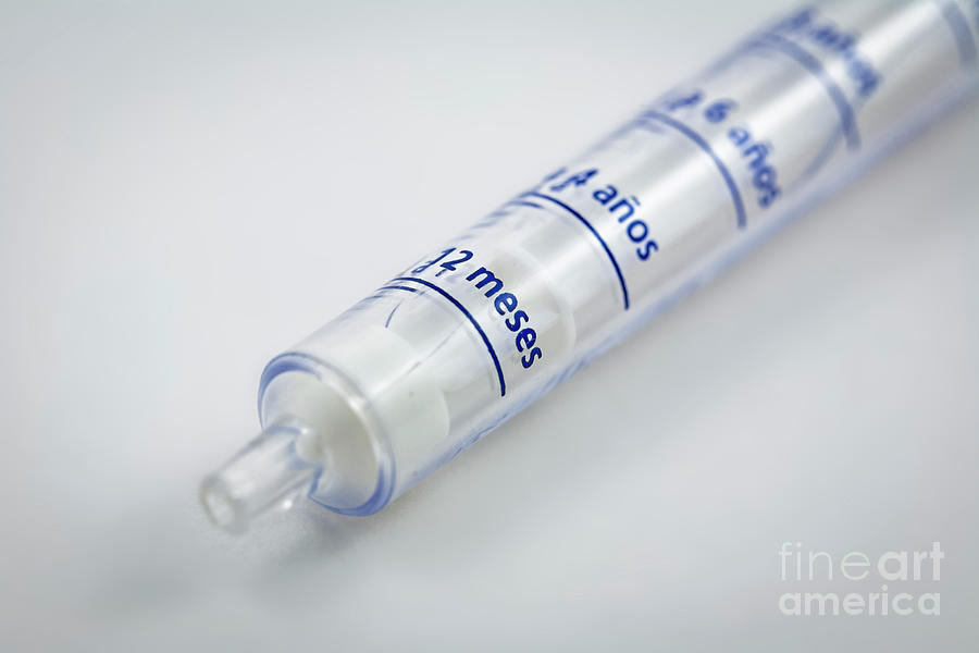 Oral Syringe Photograph by Digicomphoto/science Photo Library