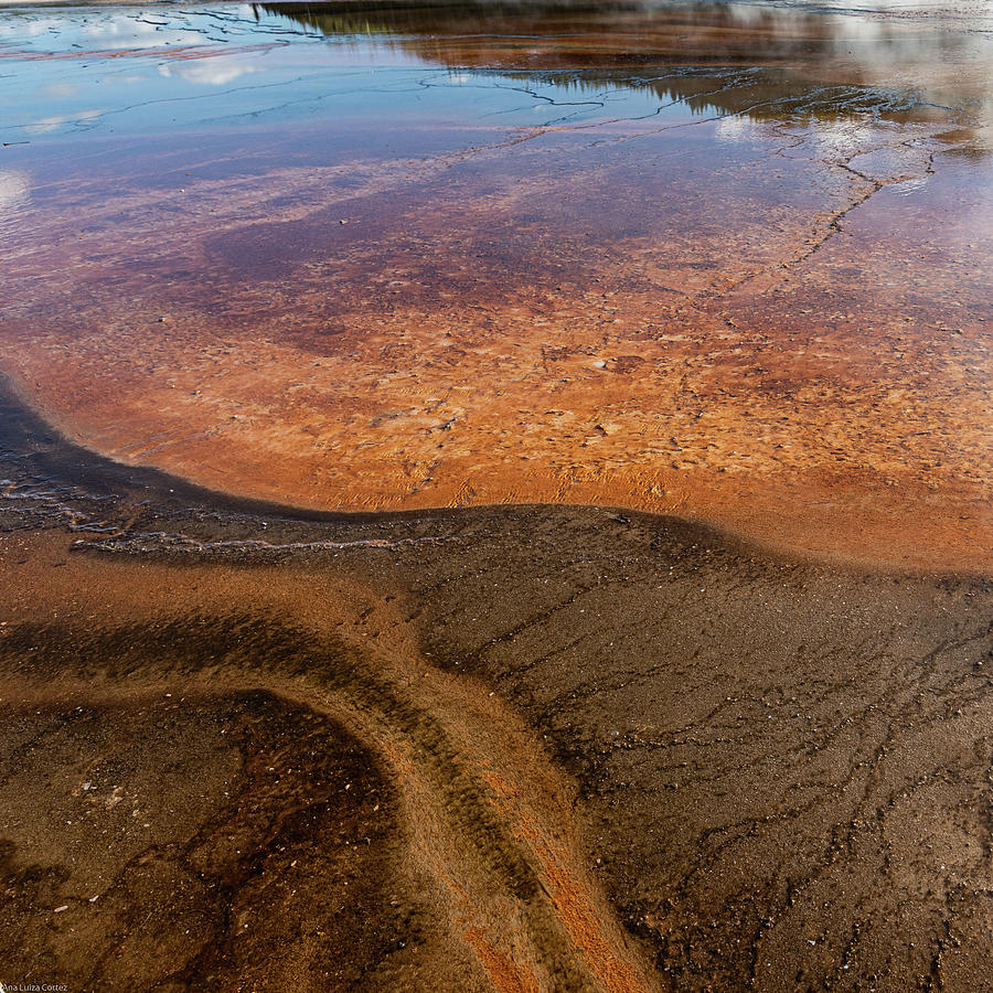 Yellowstone National Park Photograph - Orange 2 by Ana Luiza Cortez