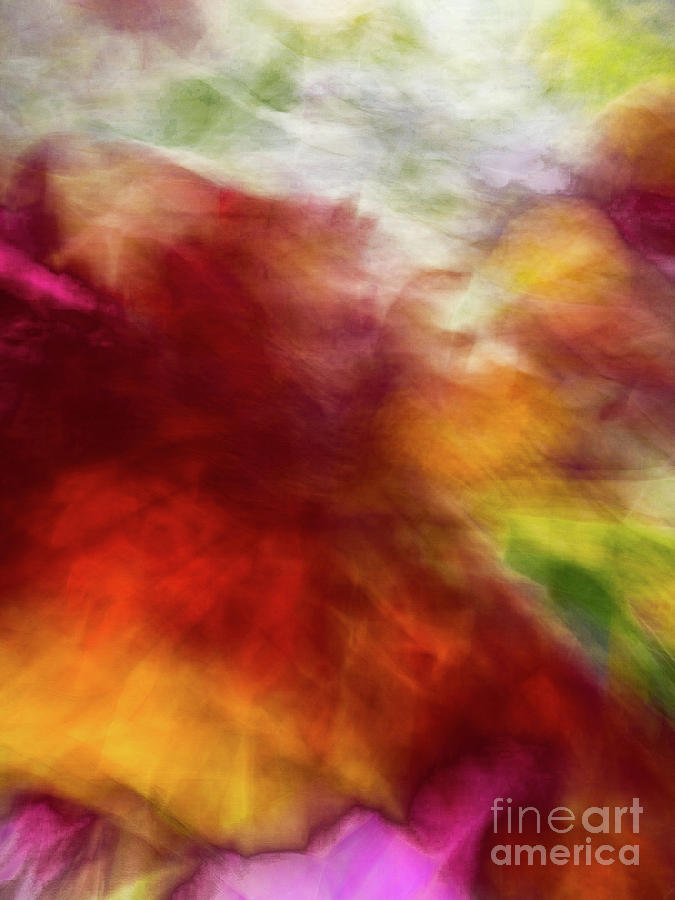 Orange And Pink And White Abstract Photograph by Phillip Rubino