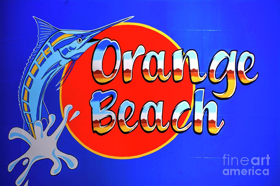 Orange beach Logo Photograph by Paul Lindner - Fine Art America