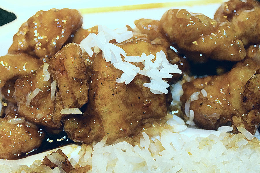 Orange Chicken With White Rice 14 Photograph by Christopher White
