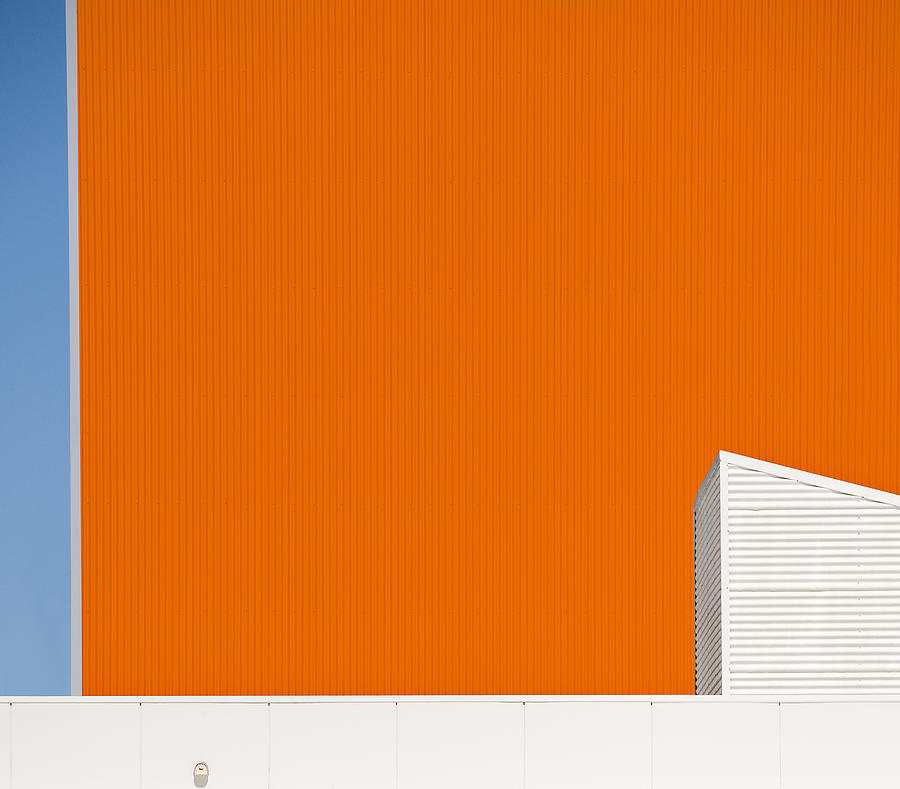 Architecture Photograph - Orange In Domination by Wayne Pearson